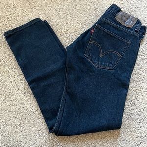👖 Levi’s 511 Skinny Jeans Size 28 dark denim blue jeans youth boys young men